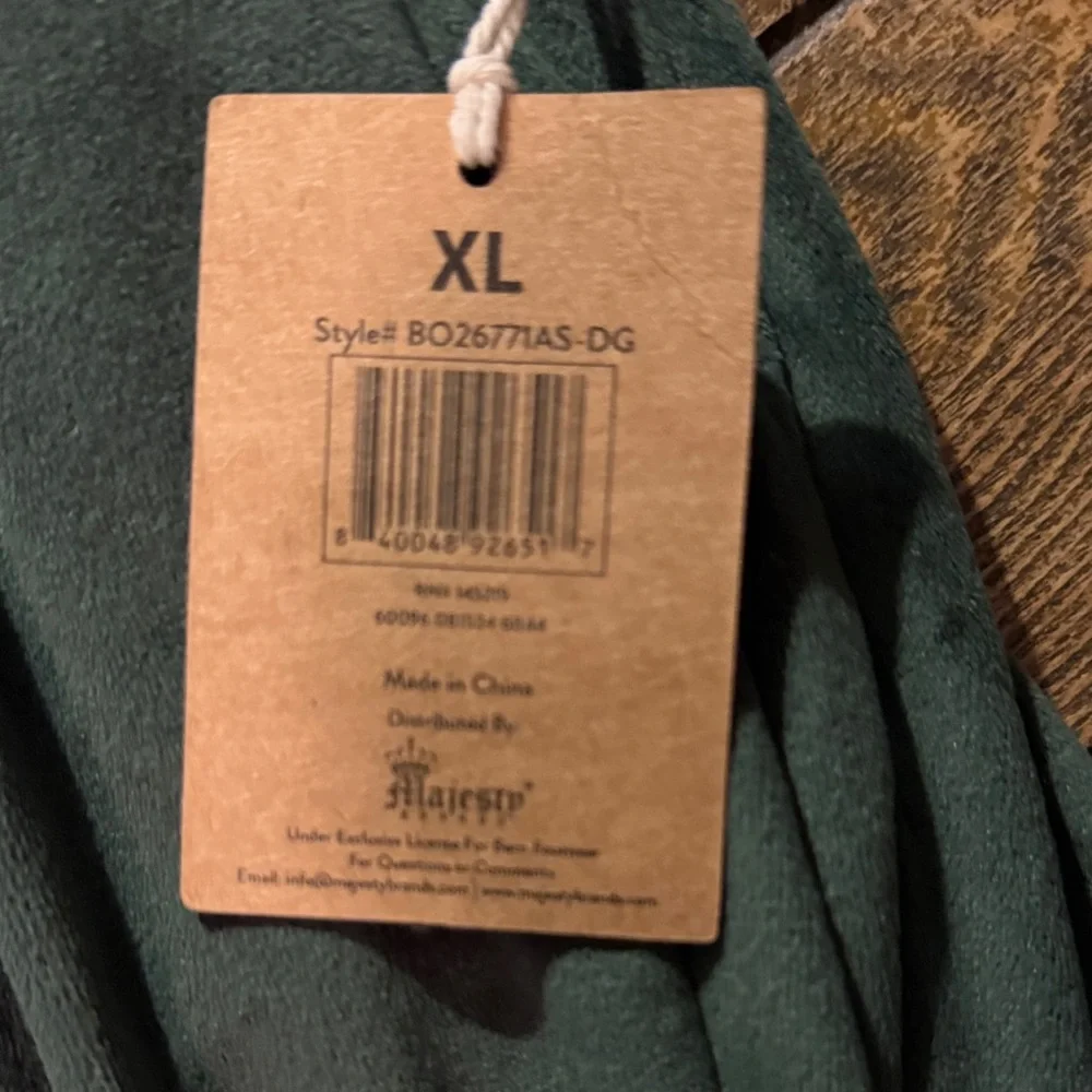 Born Forest Green Lounge Pajama Set - Picture 3 of 3